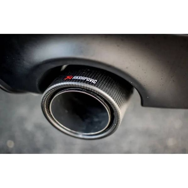 Насадка на глушитель Akrapovic 63-101mm матовый карбон 320541 фото