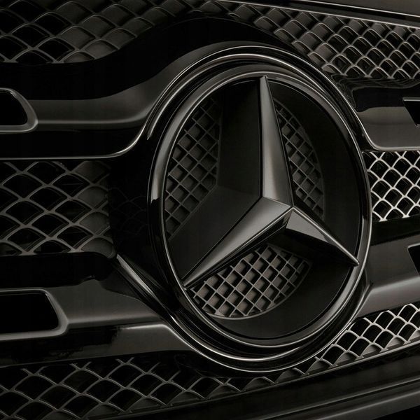 Емблема в решітку радіатора Mercedes GLE-class W166 2015-2018 A0008880160 Чорний глянець 521483 фото