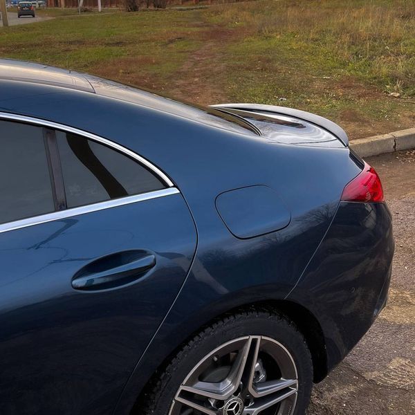 Спойлер на Mercedes CLA-class C118 2019 - CLA 35 Style чорний глянець 430351 фото