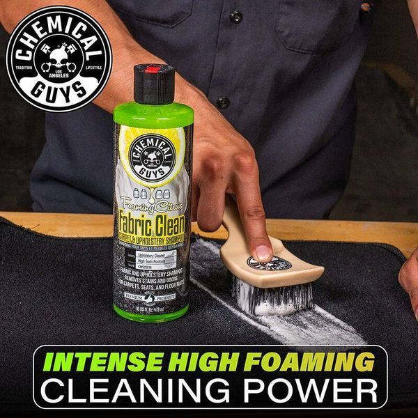 Очиститель для обивки и ковров Chemical Guys Foaming Citrus Fabric Clean с ароматом цитруса 473мл 408715 фото
