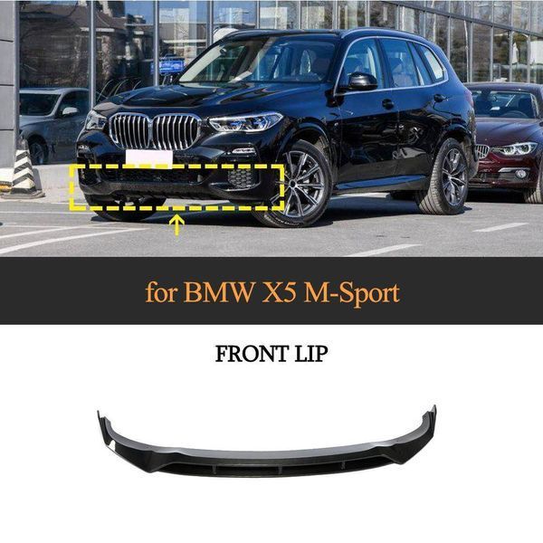 Сплітер переднього бампера на BMW X5 G05 2018- M-Tech Карбон Під Замовлення 358331 фото