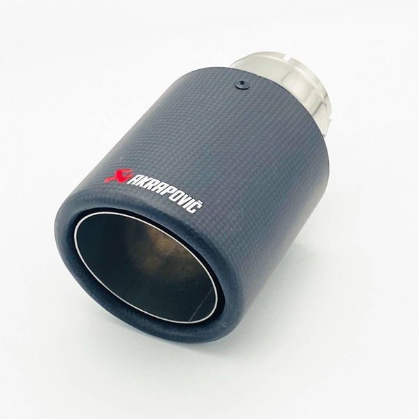 Насадка на глушитель Akrapovic 63-101mm матовый карбон 320541 фото