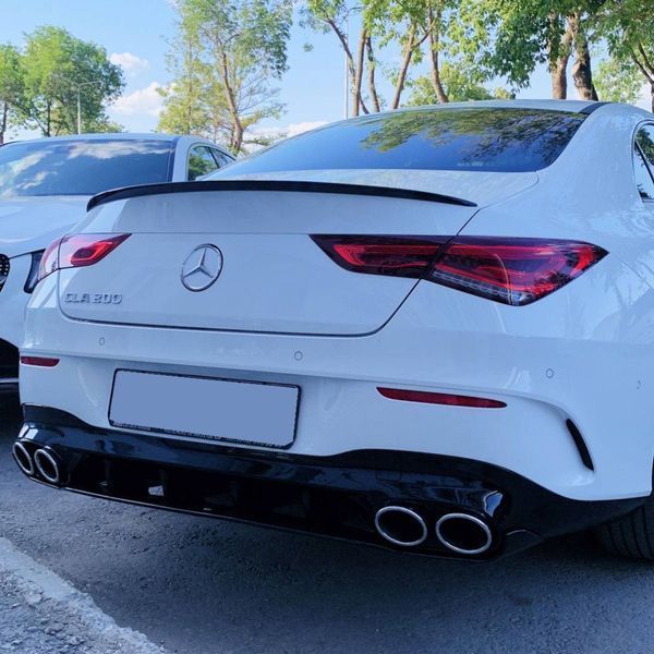 Спойлер на Mercedes CLA-class C118 2019 - CLA 35 Style чорний глянець 430351 фото