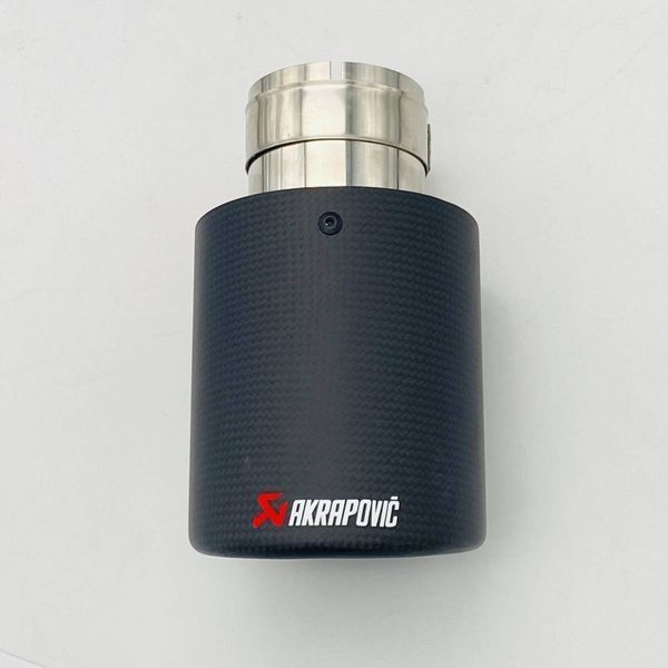 Насадка на глушитель Akrapovic 63-101mm матовый карбон 320541 фото