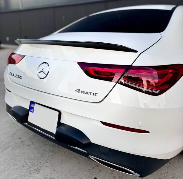 Спойлер на Mercedes CLA-class C118 2019-2022 чорний глянець 428807 фото