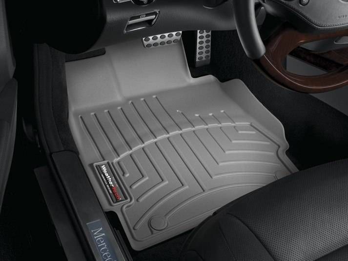 3D коврики для Mercedes S-class W221 2005-2013 cерые передние WeatherTech 462521 98281 фото