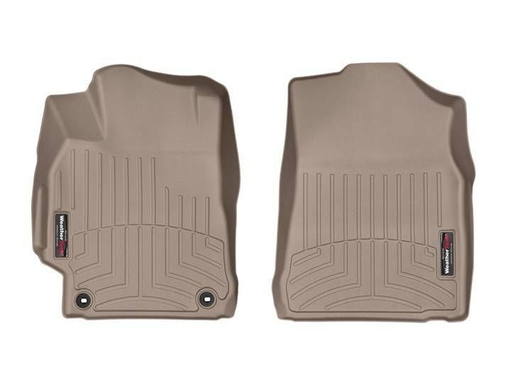 3D килимки для Toyota Camry XV55 2015-2017 бежеві передні WeatherTech 457881 141810 фото