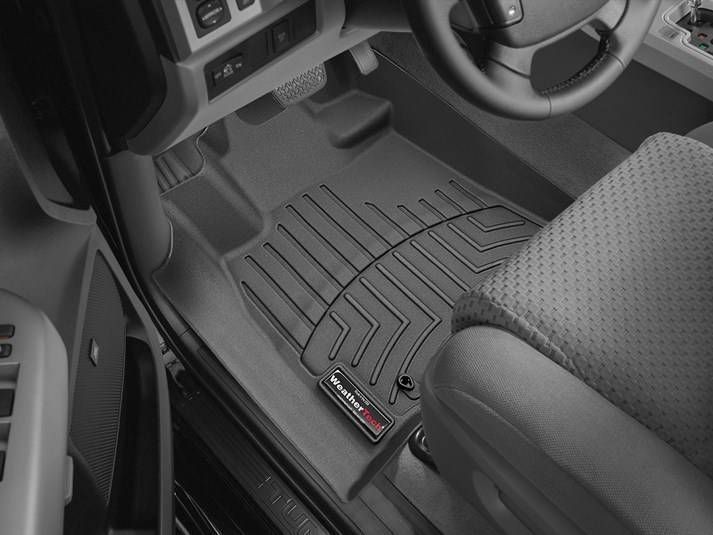 3D коврики для Toyota Sequoia, Tundra 2007-2012 черные передние WeatherTech 442771 46921 фото