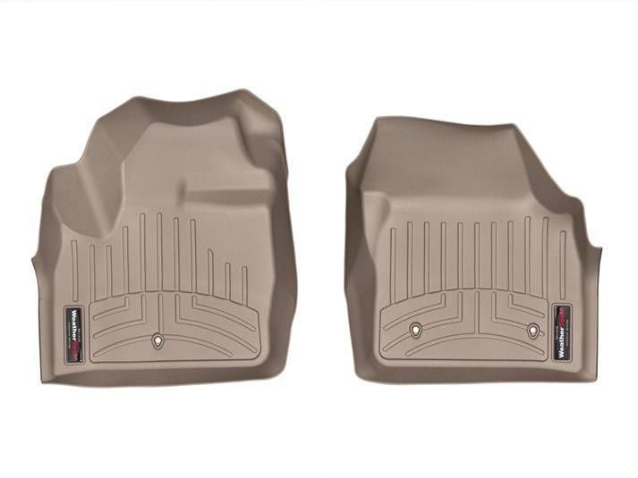 3D коврики для Land Rover Freelander 2007-2012 бежевые передние WeatherTech 456691 46415 фото