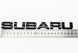 Автологотип шильдик эмблема надпись Subaru black edition черный глянец 431391 фото 5