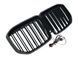 Ноздры Черный глянец LED (Iconic Glow) 2bar на BMW X7 G07 2018-2022 года 522736 фото 5