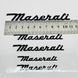 Наклейки на супорт Maserati чорні 430637 фото 6