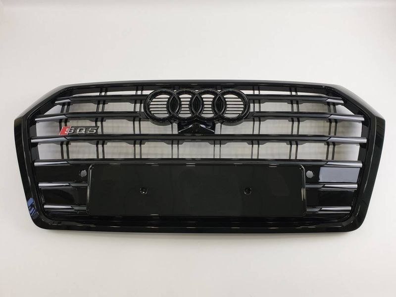 Решітка радіатора на Audi Q5 2016-2020 стиль SQ5 Black 241066 фото