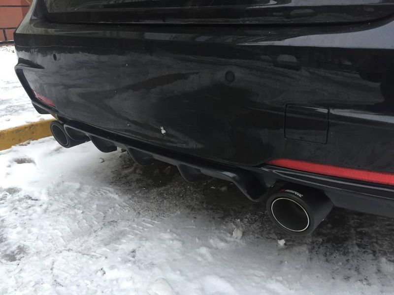 Насадка на глушитель Akrapovic 63-101mm матовый карбон 320541 фото