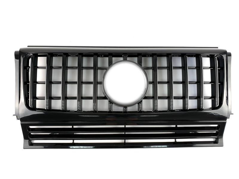 Решітка радіатора на Mercedes G-class W463 1990-2018 GT Black 427660 фото Решітка радіатора на Mercedes G-class W463 1990-2018 GT Black 427660 фото