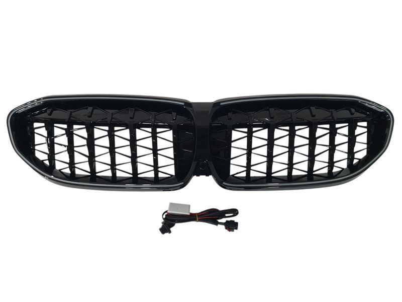 Решітка радіатора на BMW 3 G20, G21 2018-2022 Diamond LED Iconic glow 522712 фото