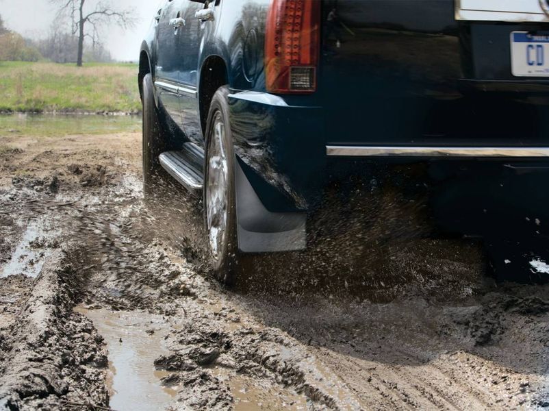 Бризковики на Dodge Ram 2018- задні без розширювачів арок WeatherTech 120093 142417 фото