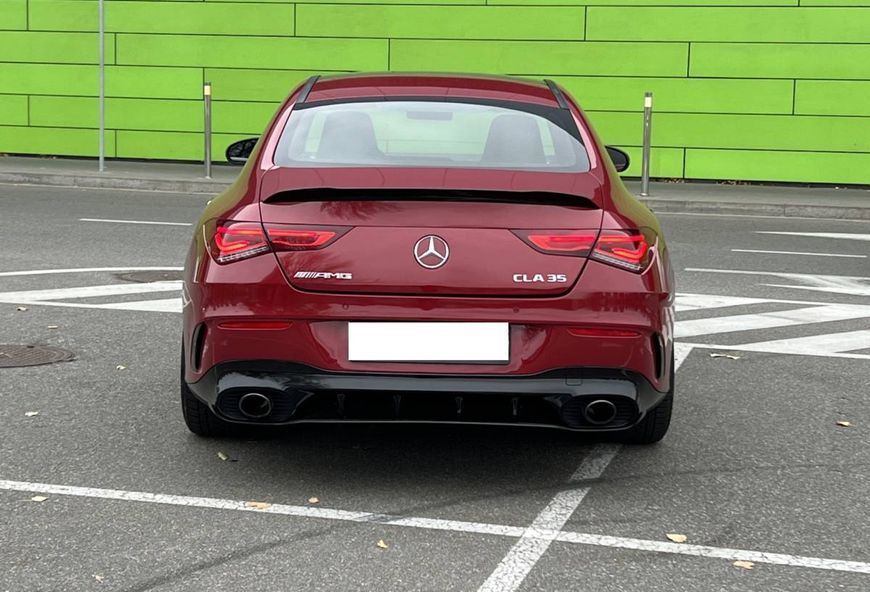Спойлер на Mercedes CLA-class C118 2019-2022 чорний глянець 428807 фото