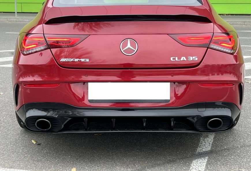 Спойлер на Mercedes CLA-class C118 2019-2022 чорний глянець 428807 фото