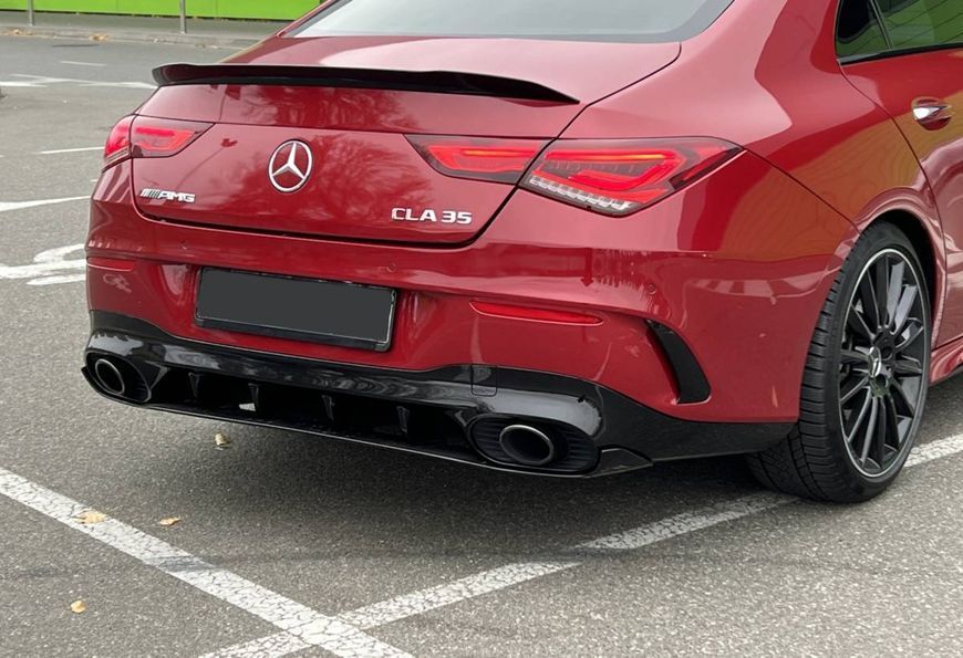 Спойлер на Mercedes CLA-class C118 2019-2022 чорний глянець 428807 фото