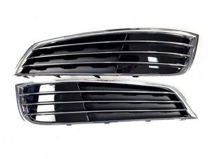 Решетки в бампер Chrome Black (стиль W12) на Audi A8 D4 2010-2014 429179 фото