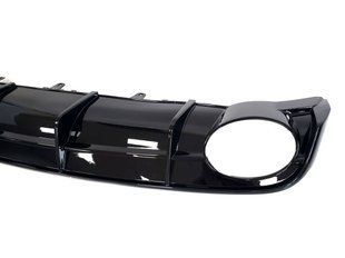 Диффузор (заднего бампера) Full Black/Black Pipe (в стиле RS6) на Audi A6 C7 2014-2018 429697 фото