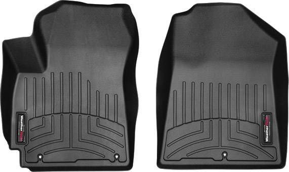 3D коврики для Kia Soul EV 2015- electro черные передние WeatherTech 4415231 263113 фото
