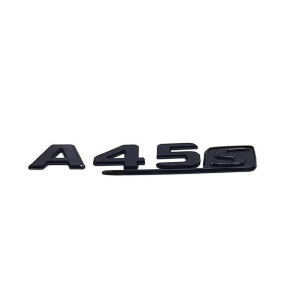 Автологотип емблема напис Mercedes A45s black пряма 416786 фото