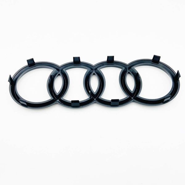 Автологотип черная эмблема Audi A5 2020- Black Edition в решетку радиатора 8W0071801 412102 фото