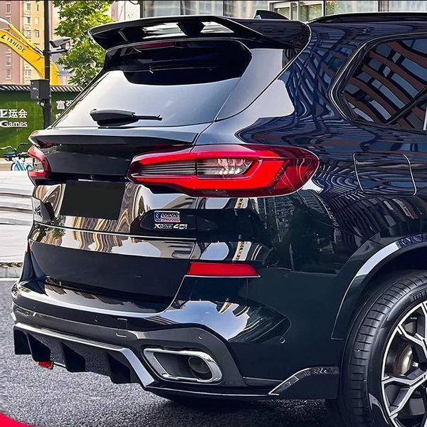 Спойлер на BMW X5 G05 2018- Paradigm чорний глянець 431089 фото