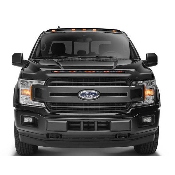 Дефлектор капоту на Ford F-150 2015-2020 Light Shield PRO AVS 953096 355168 фото