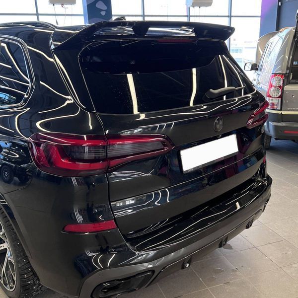 Спойлер на BMW X5 G05 2018- Paradigm чорний глянець 431089 фото
