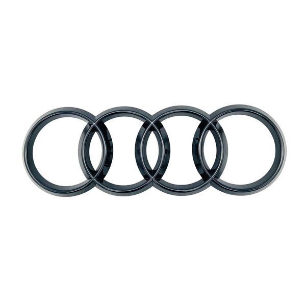 Автологотип черная эмблема Audi A5 2020- Black Edition в решетку радиатора 8W0071801 412102 фото