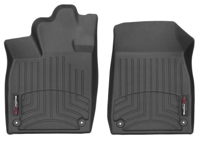 3D коврики для Audi Q4, Volkswagen ID.4 2020- черные передние WeatherTech 4416371 326348 фото