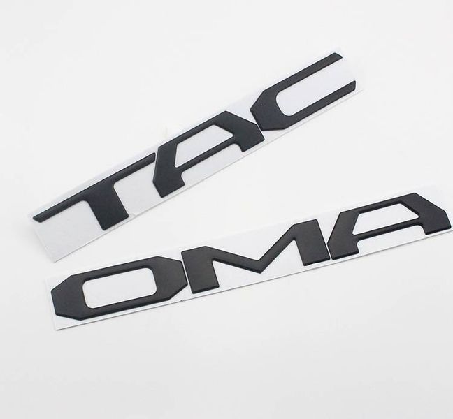Автологотип емблема напис Toyota Tacoma Black мат 212133 фото