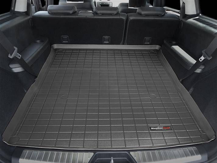 Коврик в багажник для Mercedes GL-class X164 2006-2012 черный WeatherTech 40408 45981 фото