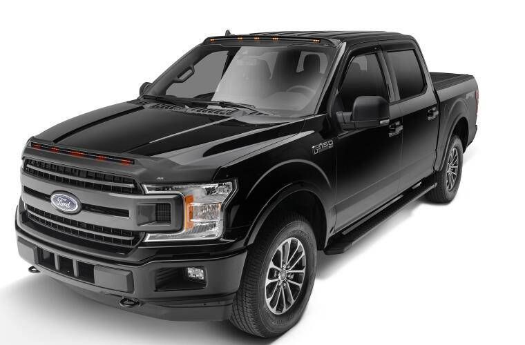 Дефлектор капоту на Ford F-150 2015-2020 Light Shield PRO AVS 953096 355168 фото