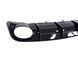 Диффузор (заднего бампера) Full Black/Black Pipe (в стиле RS6) на Audi A6 C7 2014-2018 429697 фото 2