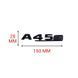 Автологотип емблема напис Mercedes A45s black пряма 416786 фото 3