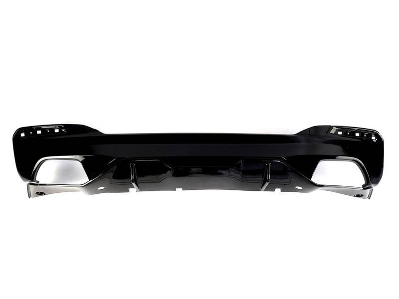 Диффузор (заднего бампера) Черный глянец (M-Performance) M550 на BMW 5 G30, G31 2017-2020 427780 фото