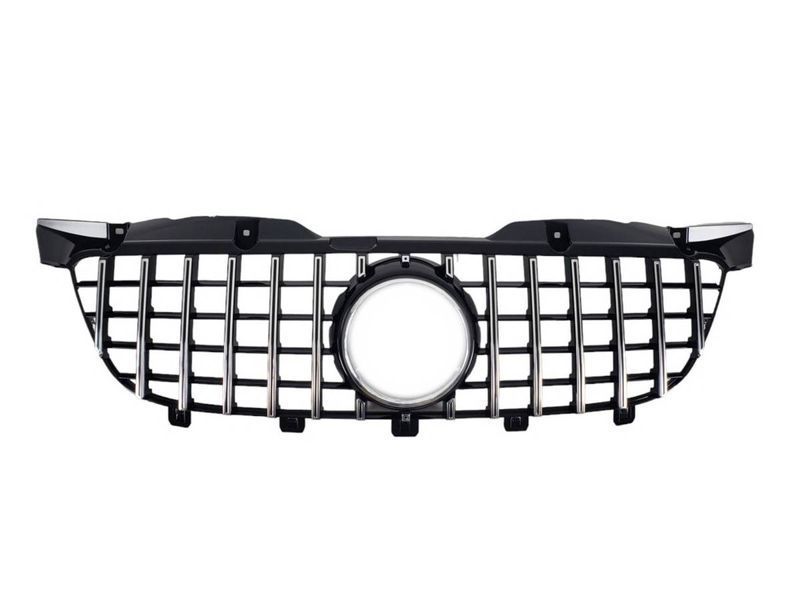 Решетка радиатора на Mercedes Sprinter W906 2009-2013 GT Chrome Black 427621 фото Решетка радиатора на Mercedes Sprinter W906 2009-2013 GT Chrome Black 427621 фото
