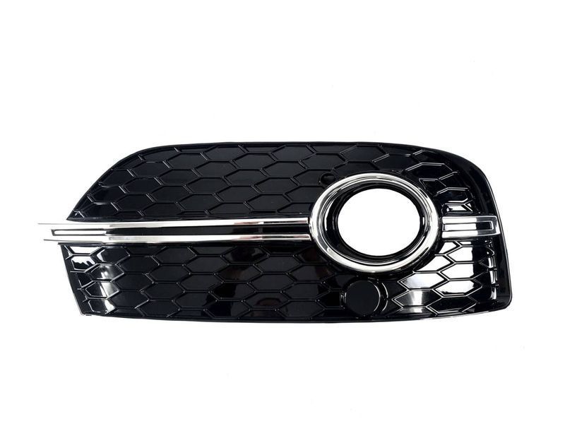 Решетки в бампер Chrome Black (стиль RSQ3 под туманки) на Audi Q3 2011-2014 429166 фото