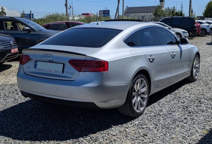 Спойлер на Audi A5 2007-2016 Sportback V1 чорний глянець 431446 фото