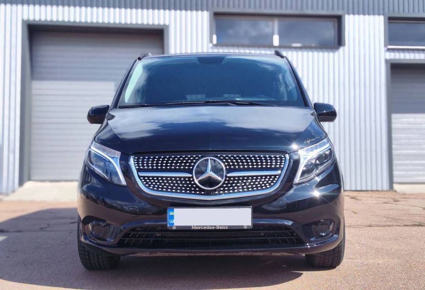 Решітка радіатора на Mercedes Vito W447 2019- Diamond Black 430764 фото