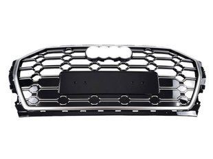 Решітка радіатора на Audi Q5 2020- стиль SQ5 Silver Black 429966 фото