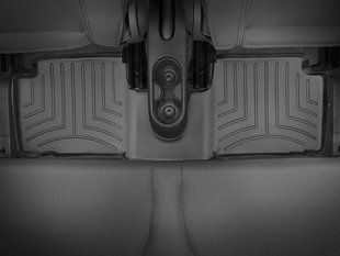 3D килимки для Fiat 500, 500C 2007- чорні задні WeatherTech 443522 141617 фото