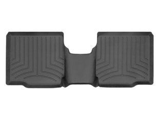 3D килимки для Ford Explorer 2011- чорні задні Bucket Seating з консоллю WeatherTech 443594 227142 фото