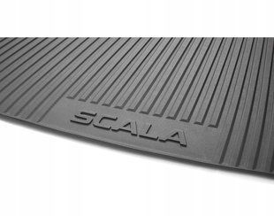 Оригинальный коврик в багажник Skoda Scala 2020- резиновый (шкода скала) 657061160 318981 фото