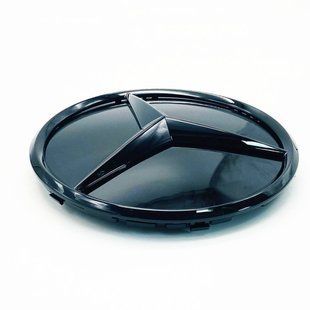 Емблема в решітку радіатора Mercedes GLE-class W166, C292 2015-2018 A0008880111 Чорний глянець 430537 фото