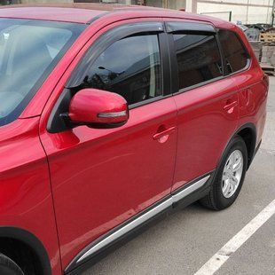 Дефлекторы окон Mitsubishi Outlander 2013- | Ветровики EGR 92460034B 38780 фото